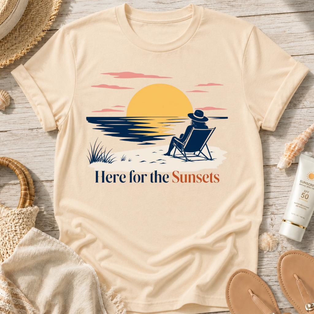Here for the Sunsets T-Shirt