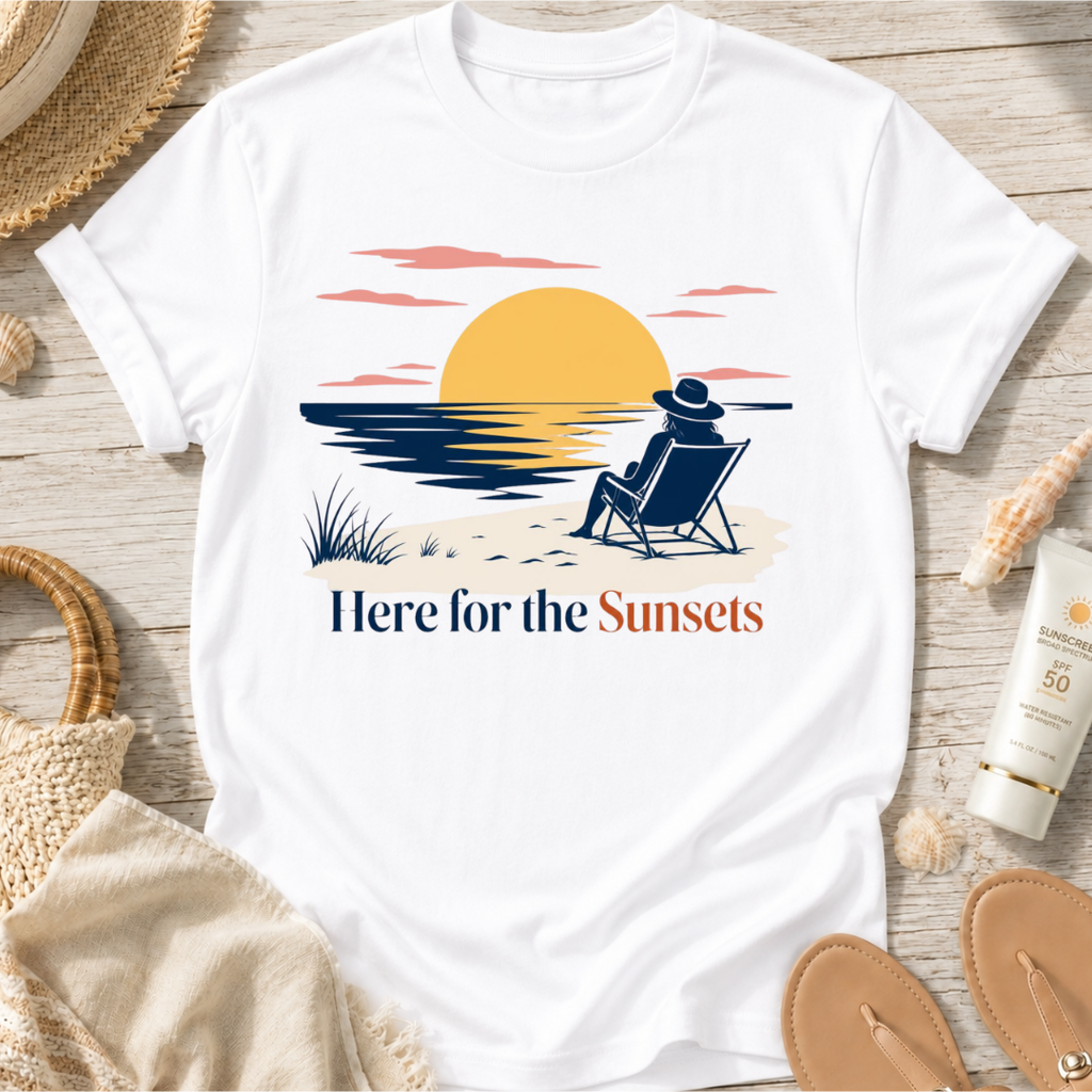 Here for the Sunsets T-Shirt