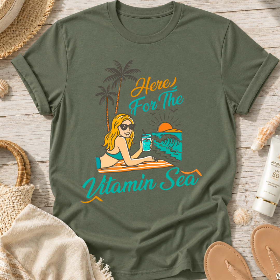 Here For The Vitamin Sea T-Shirt