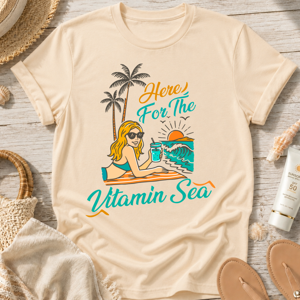 Here For The Vitamin Sea T-Shirt