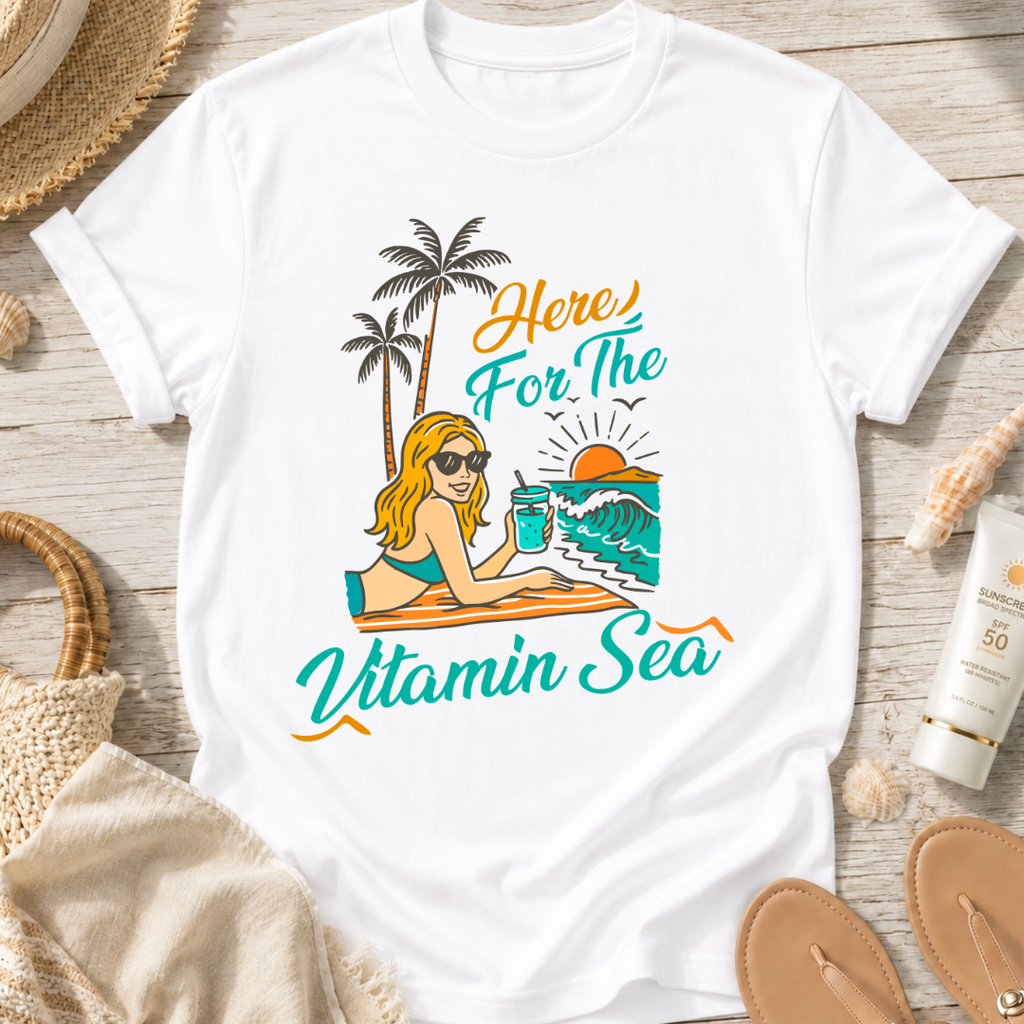 Here For The Vitamin Sea T-Shirt