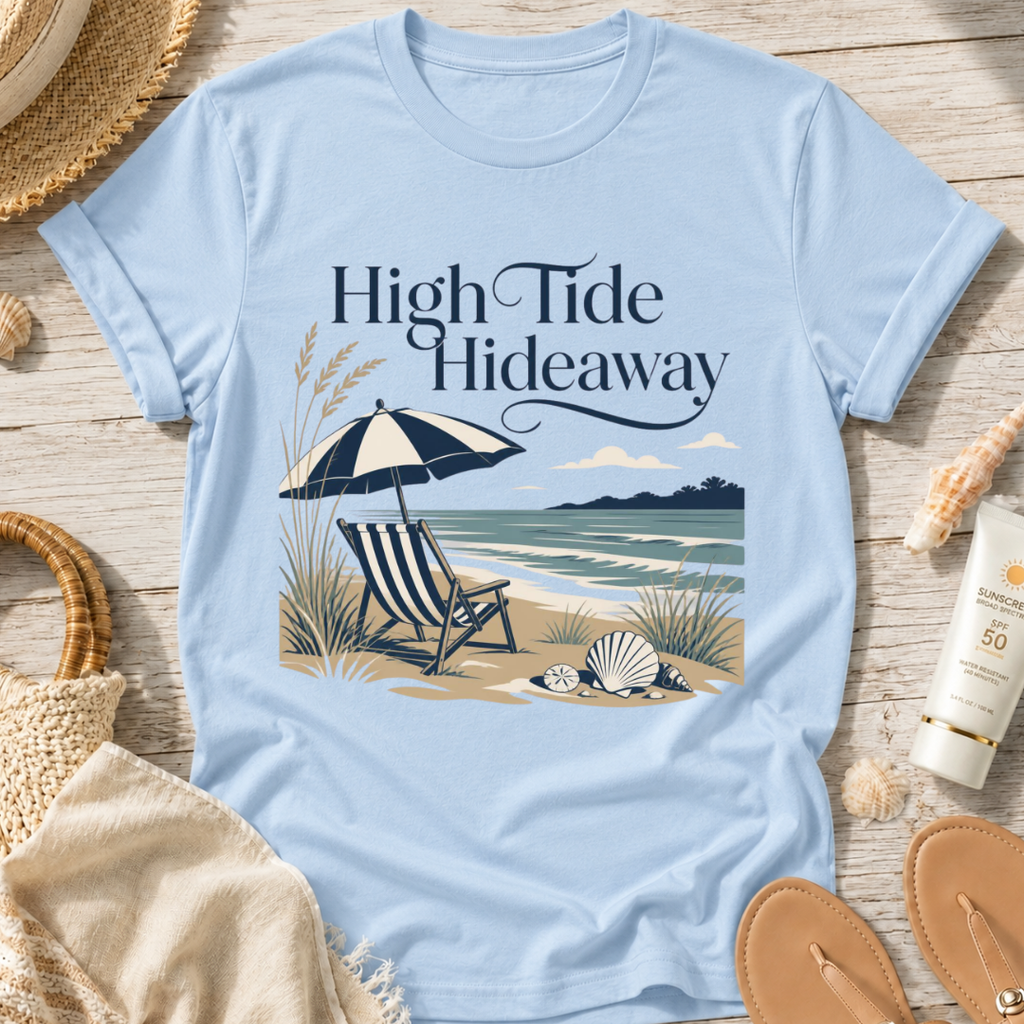 High Tide Hideaway Beach T-Shirt