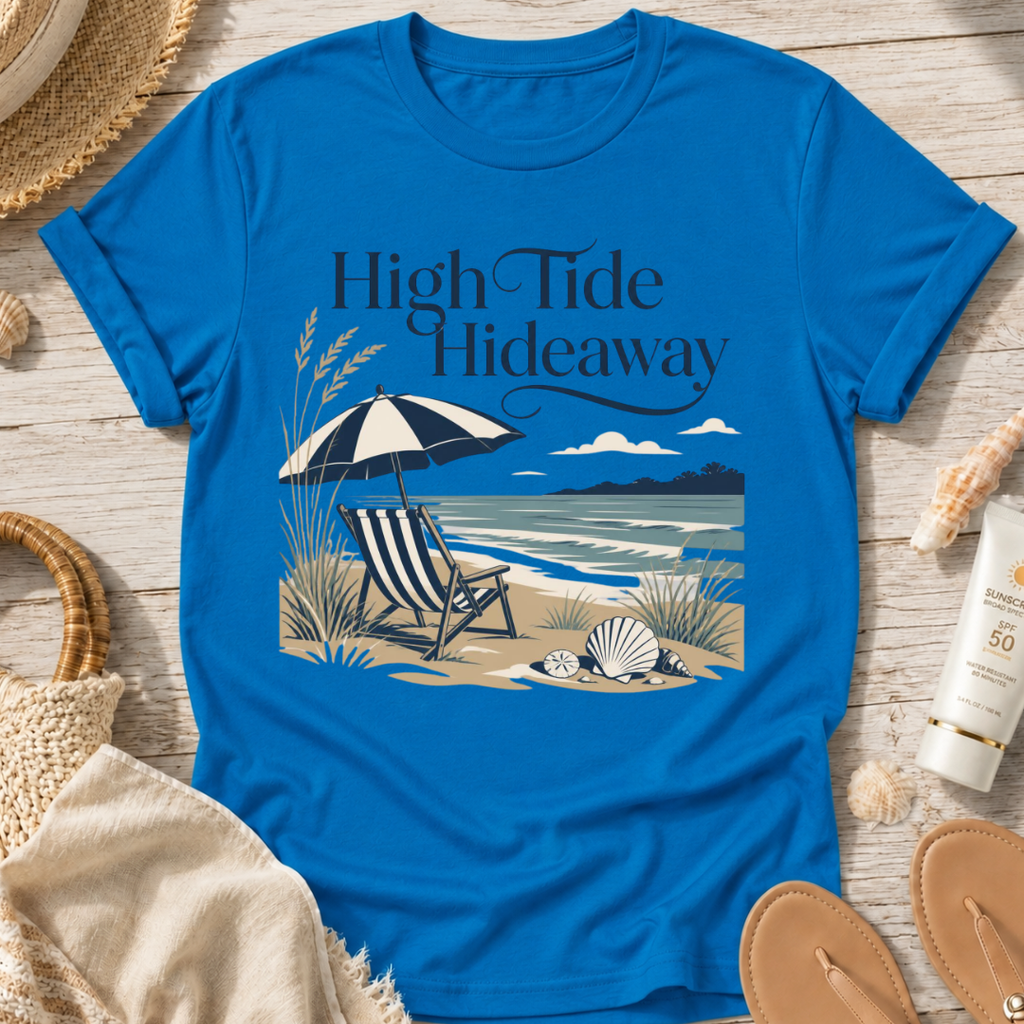High Tide Hideaway Beach T-Shirt