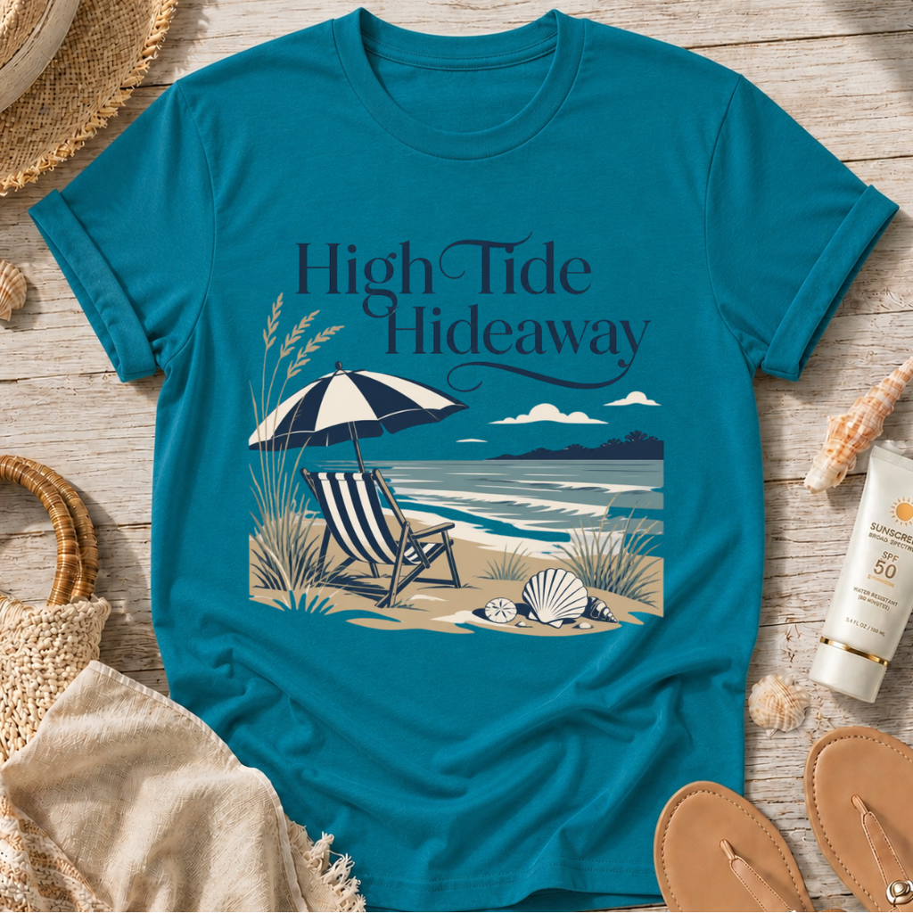 High Tide Hideaway Beach T-Shirt