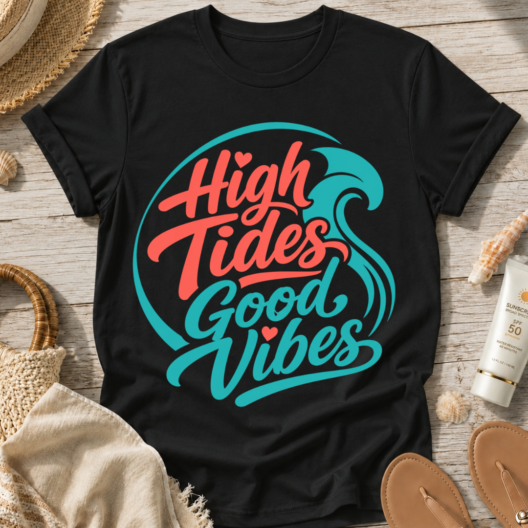 High Tides Good Vibes T-Shirt