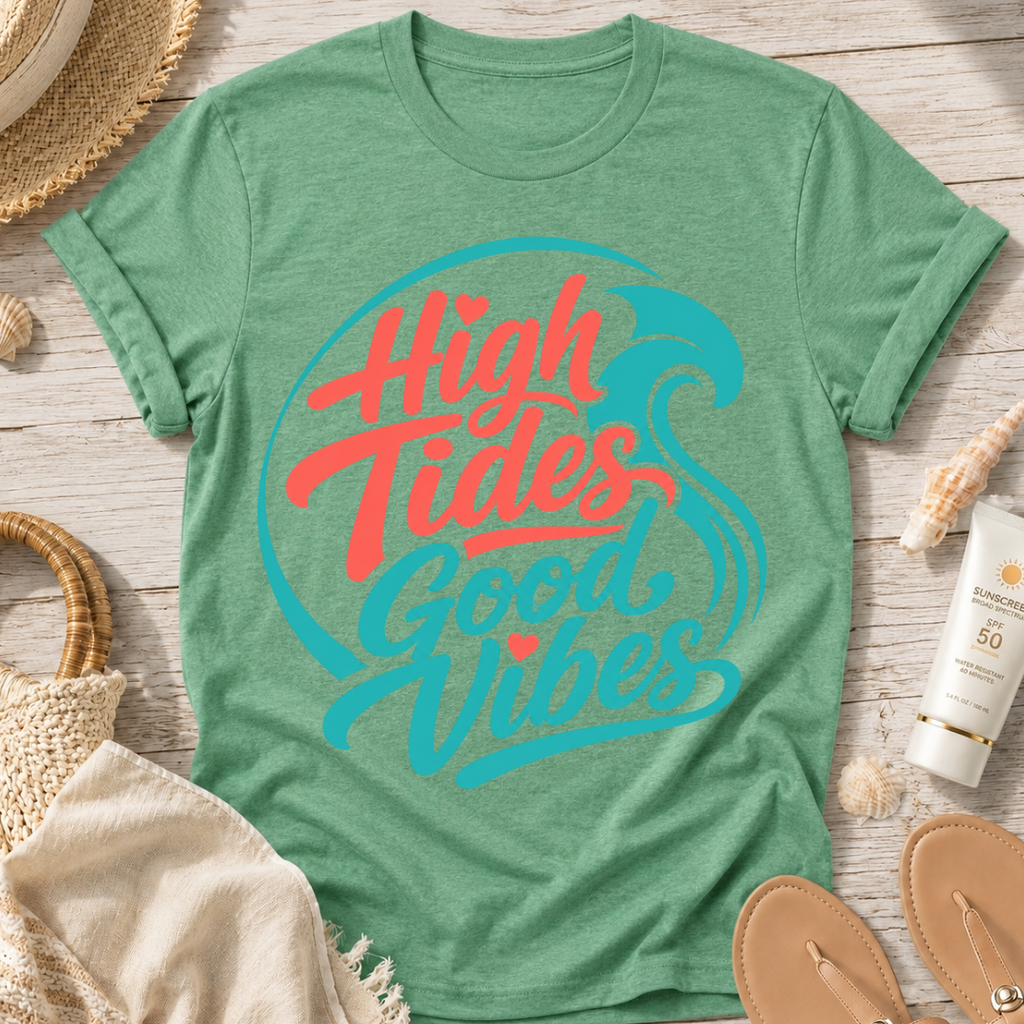 High Tides Good Vibes T-Shirt