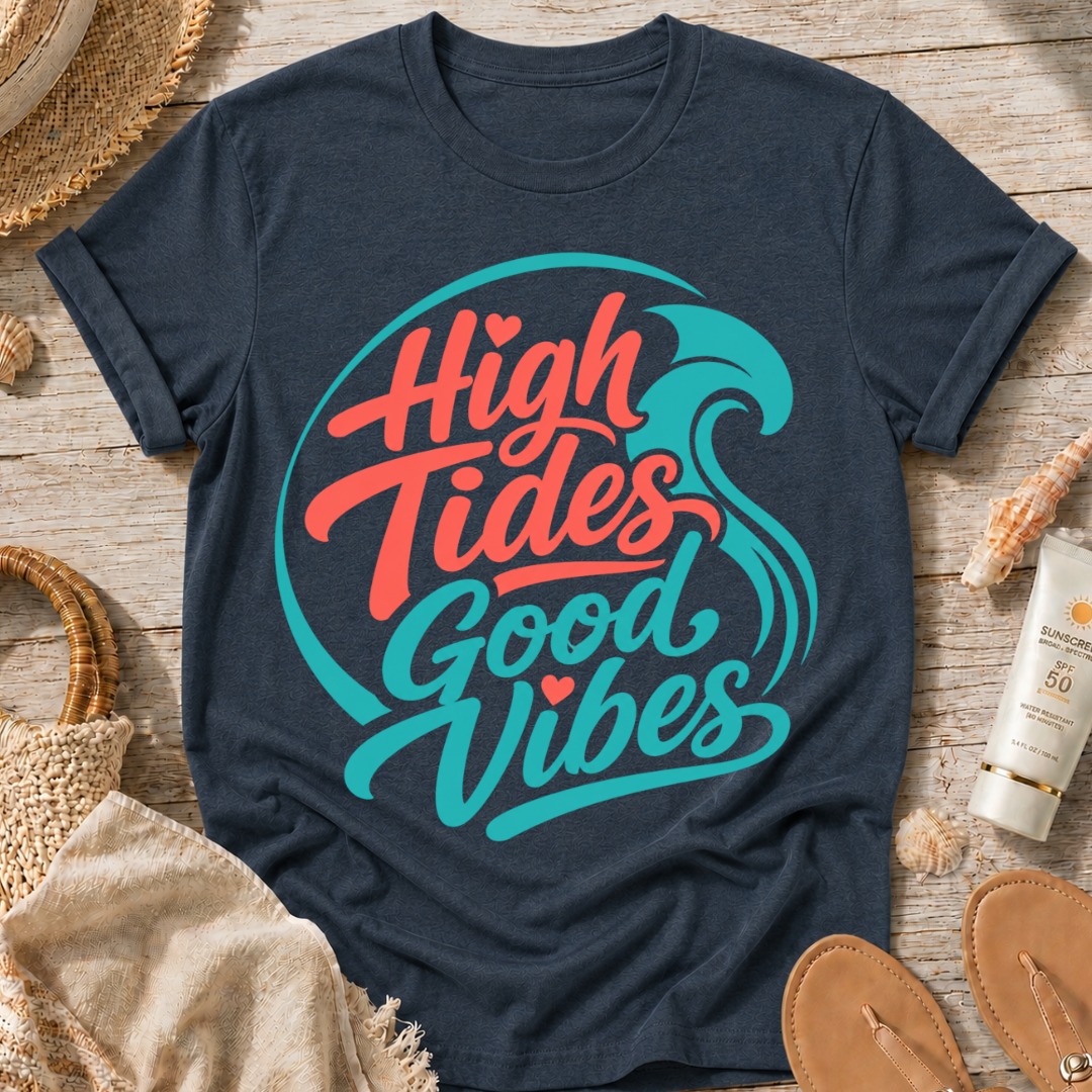 High Tides Good Vibes T-Shirt