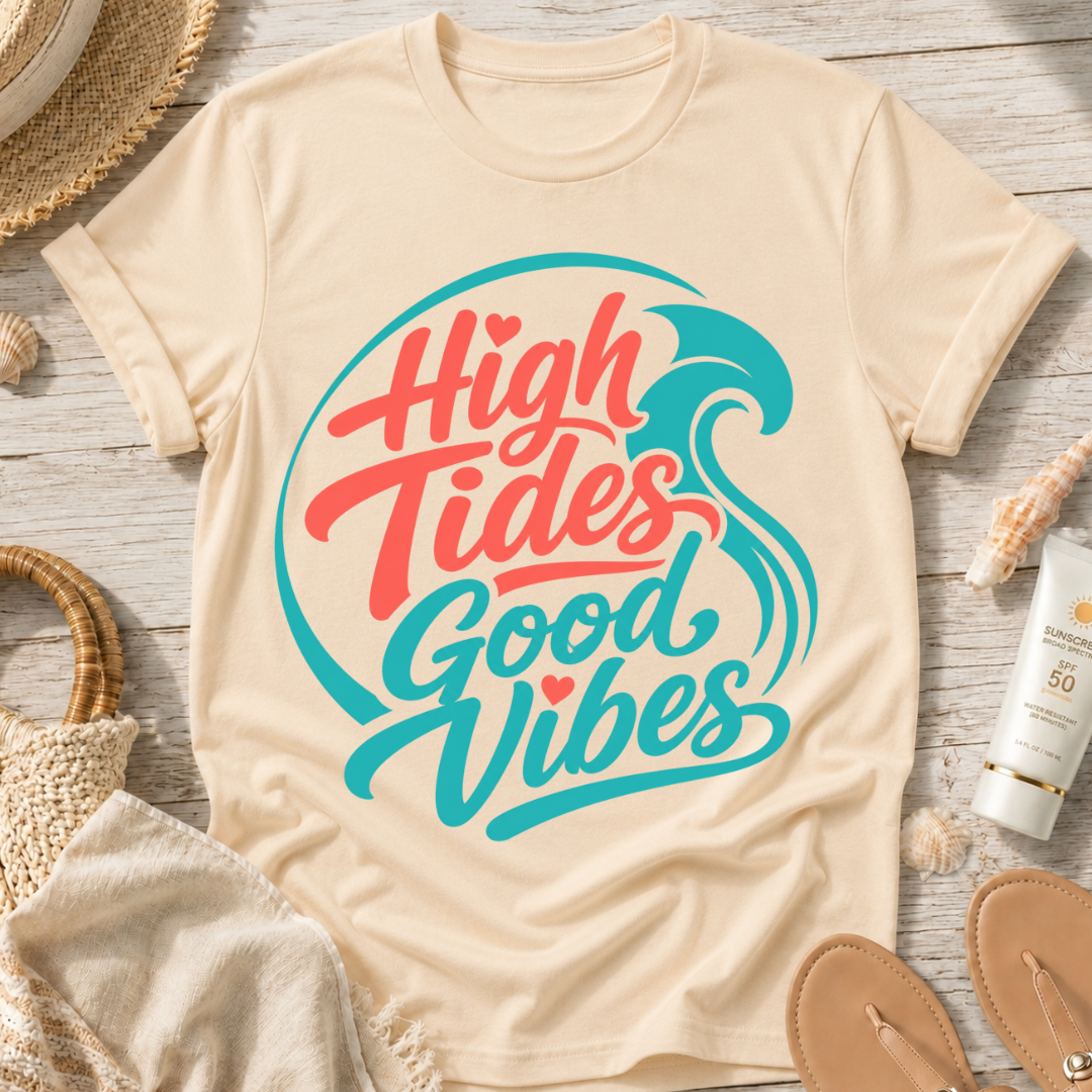 High Tides Good Vibes T-Shirt