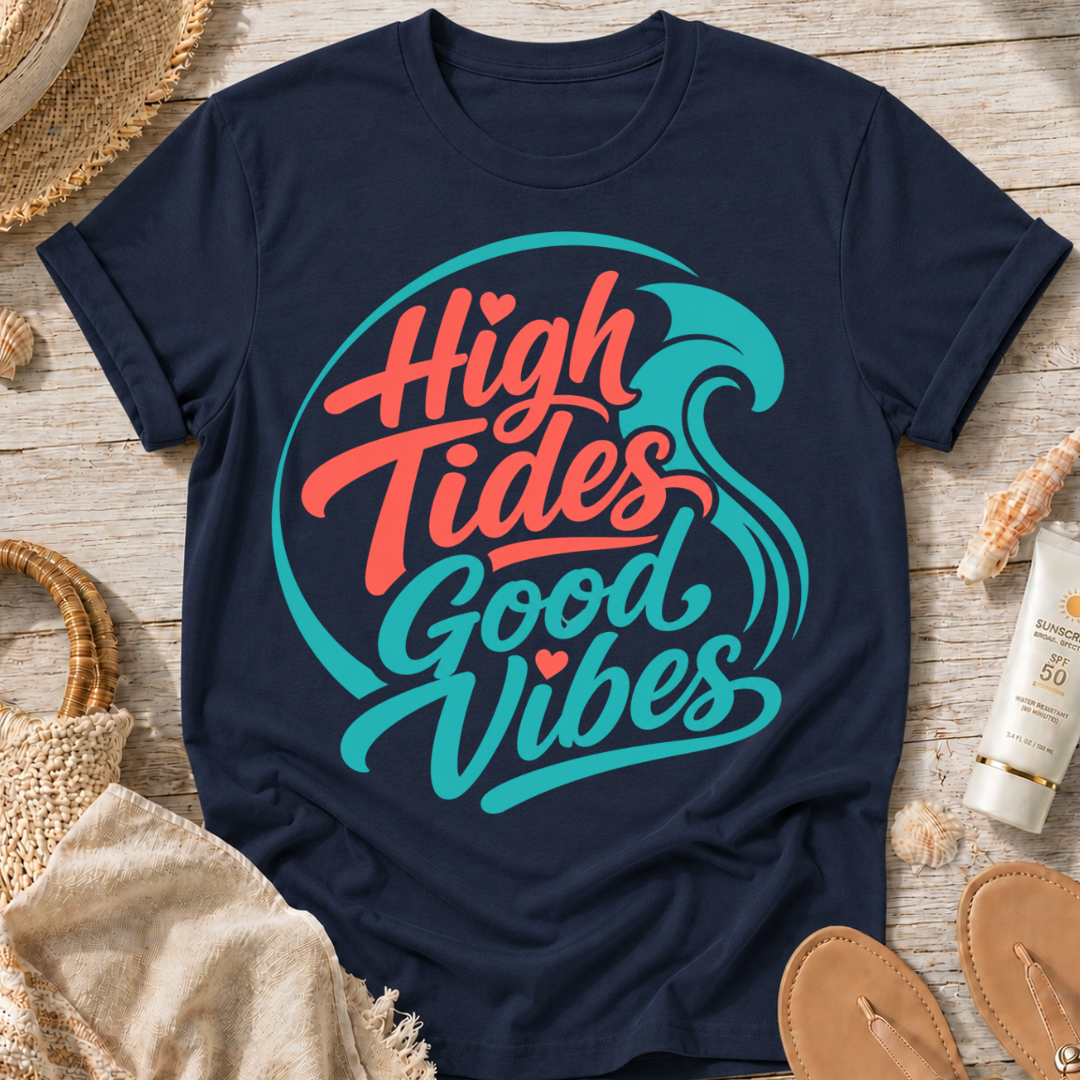 High Tides Good Vibes T-Shirt