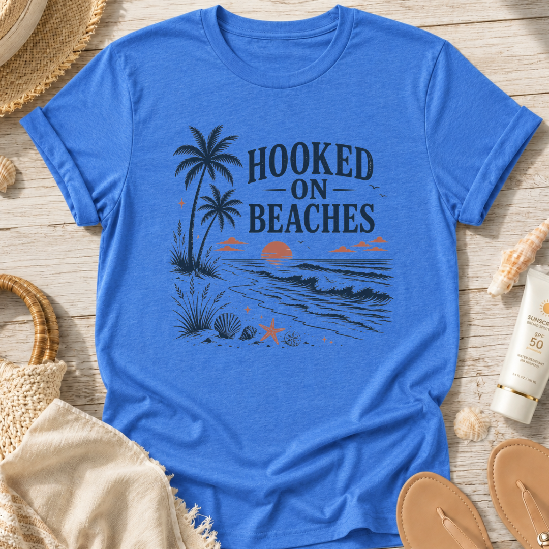 Hooked on Beaches T-Shirt