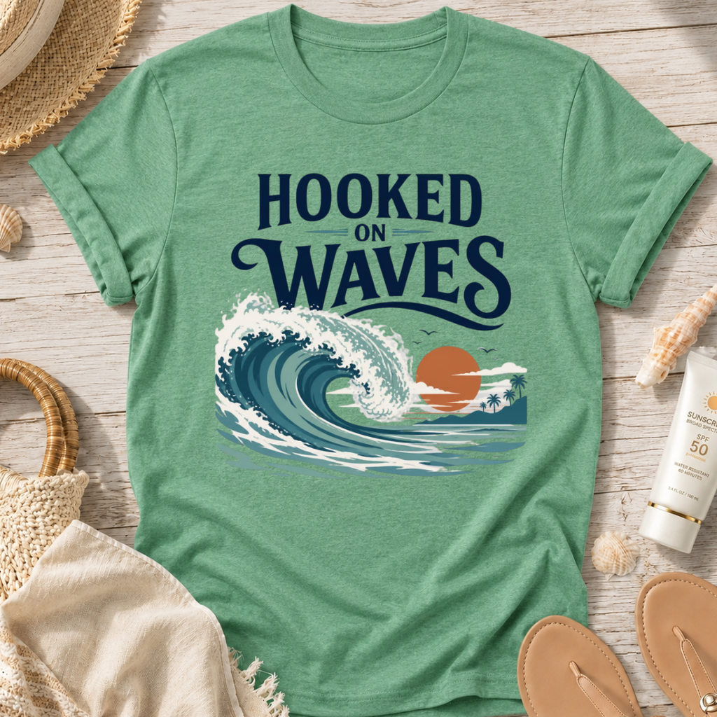 Hooked on Waves T-Shirt