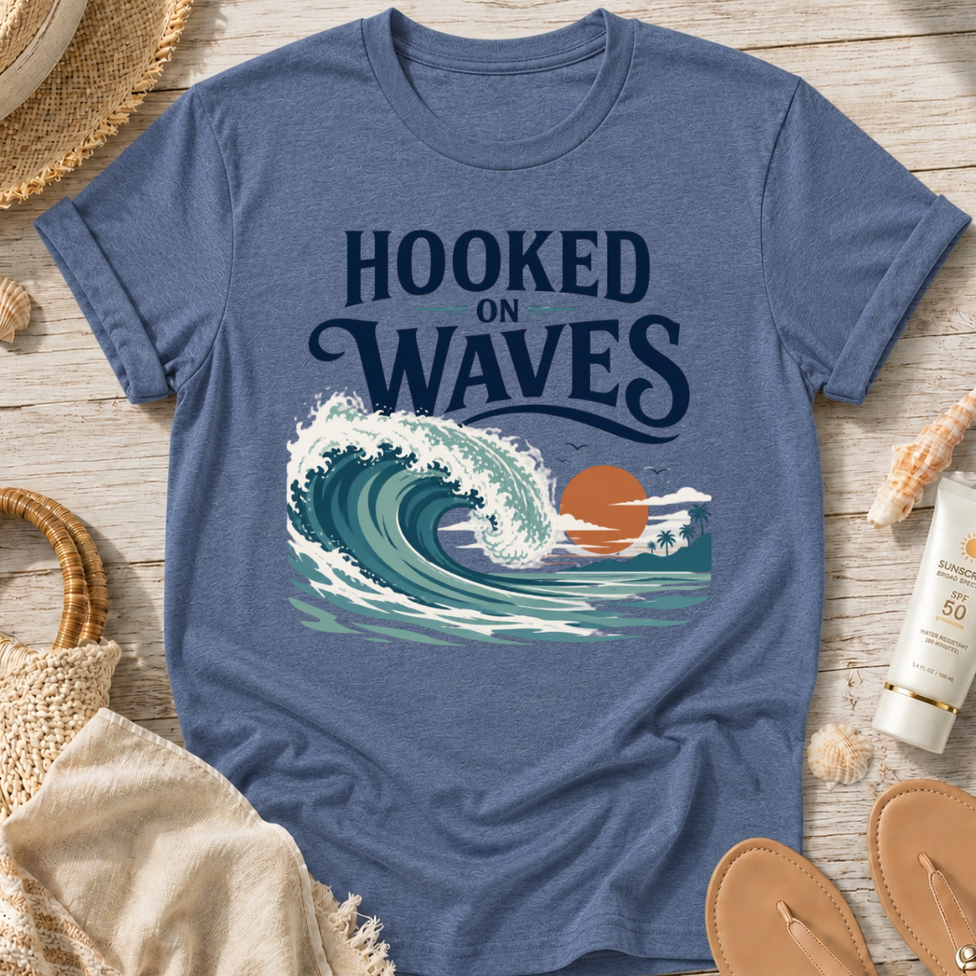Hooked on Waves T-Shirt