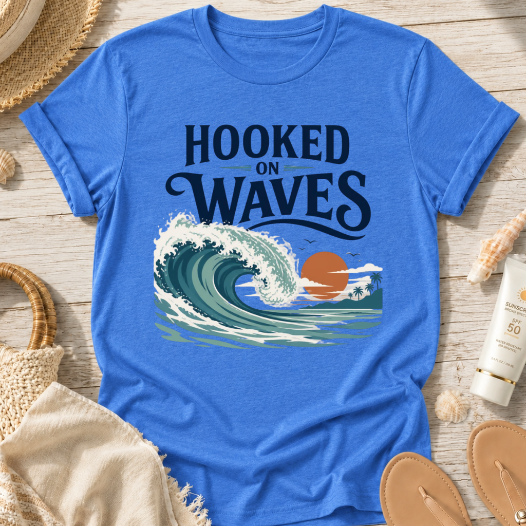 Hooked on Waves T-Shirt