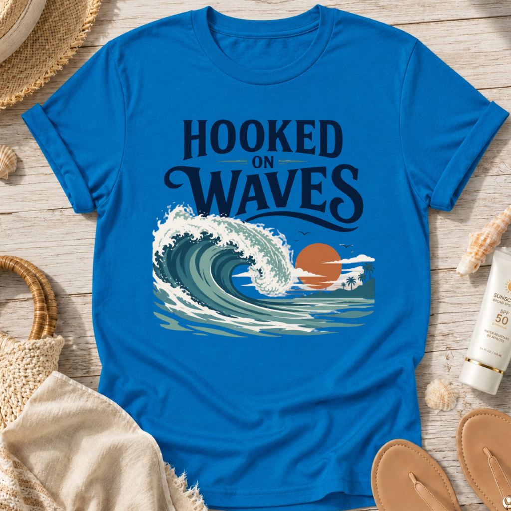 Hooked on Waves T-Shirt