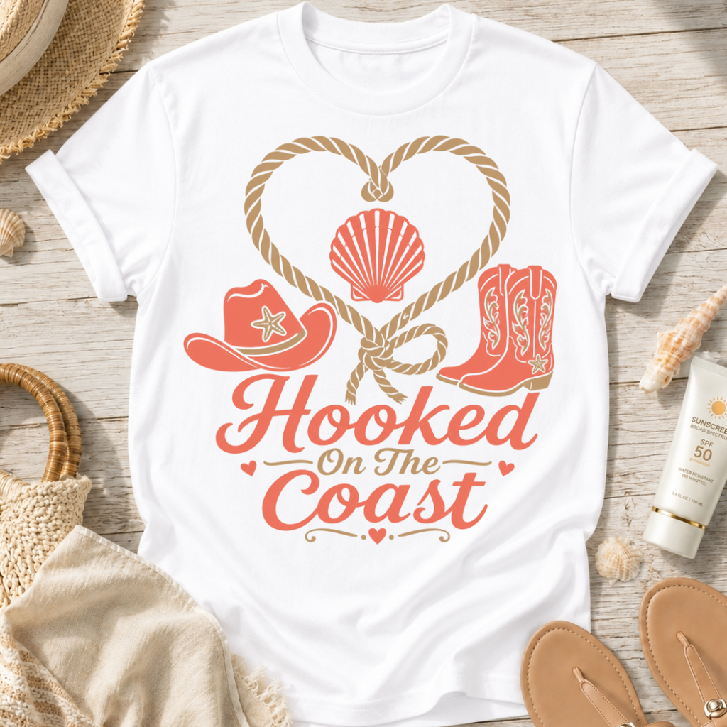 Hooked on the Coast T-Shirt