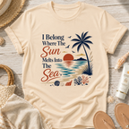 I Belong Where The Sun Melts Into The Sea T-Shirt