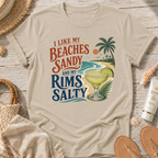 I Like My Beaches Sandy and My Rims Salty T-Shirt