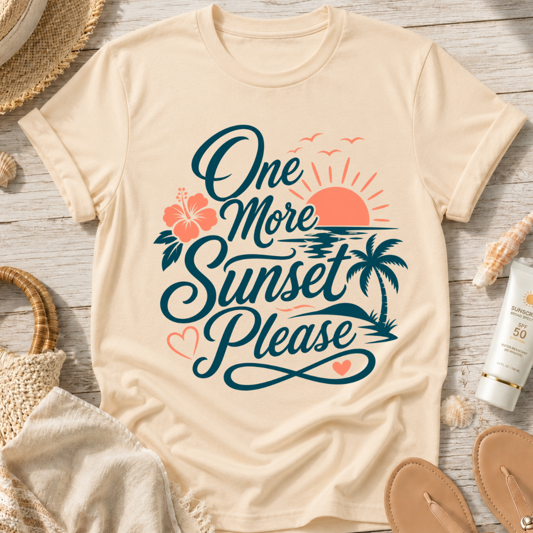 One More Sunset Please T-Shirt