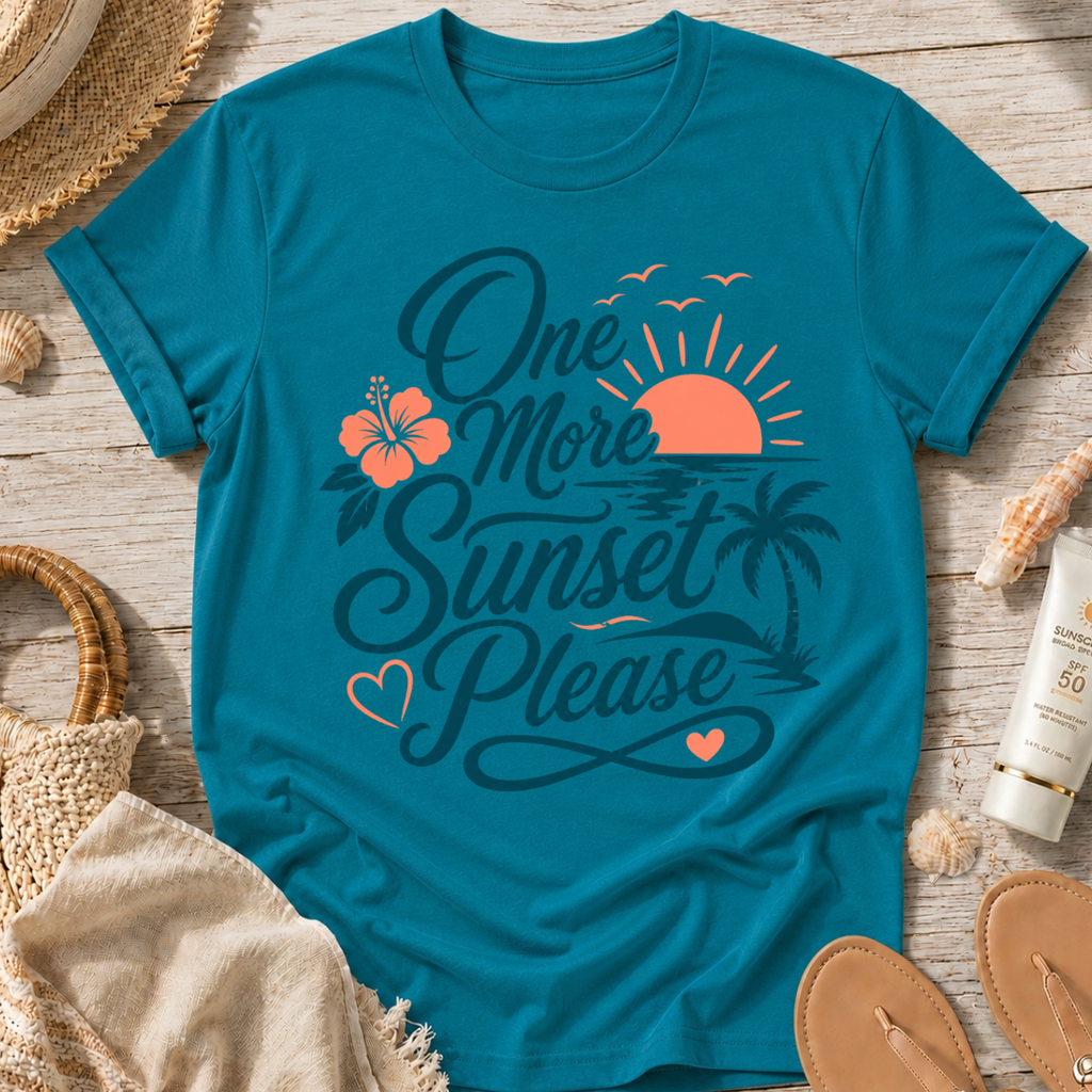 One More Sunset Please T-Shirt