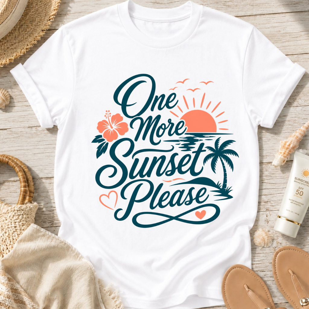 One More Sunset Please T-Shirt