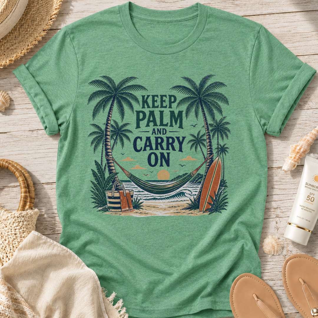 Keep Palm and Carry On T-Shirt
