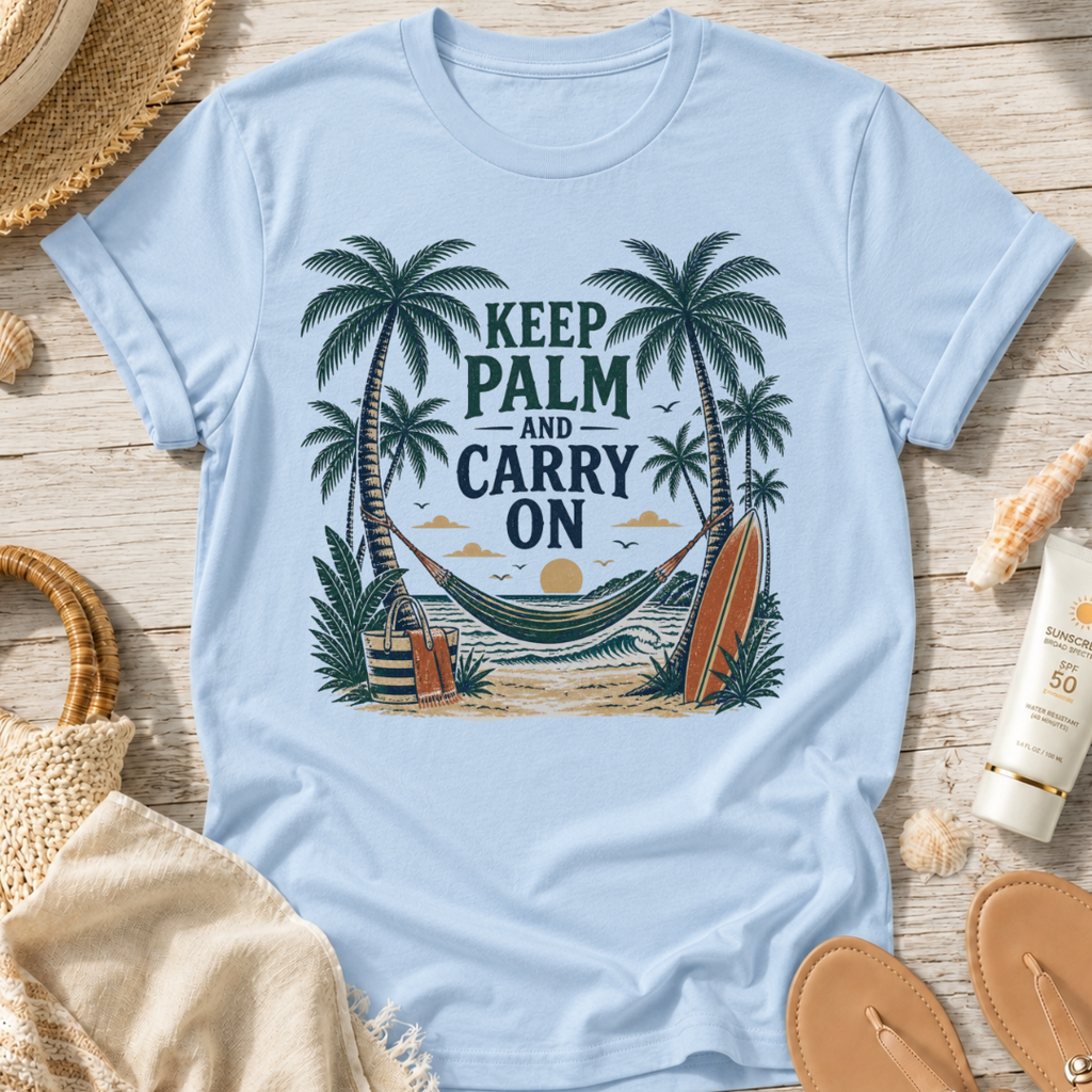 Keep Palm and Carry On T-Shirt