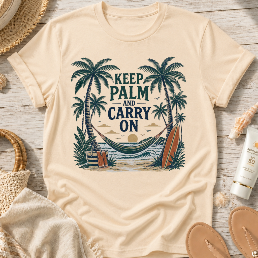 Keep Palm and Carry On T-Shirt