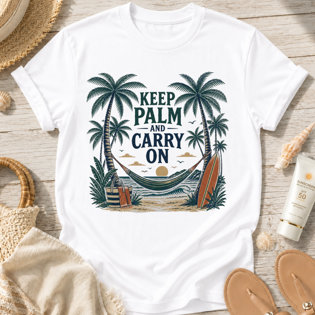 Keep Palm and Carry On T-Shirt