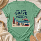 Home of the Brave, Land of the Beach Days T-Shirt