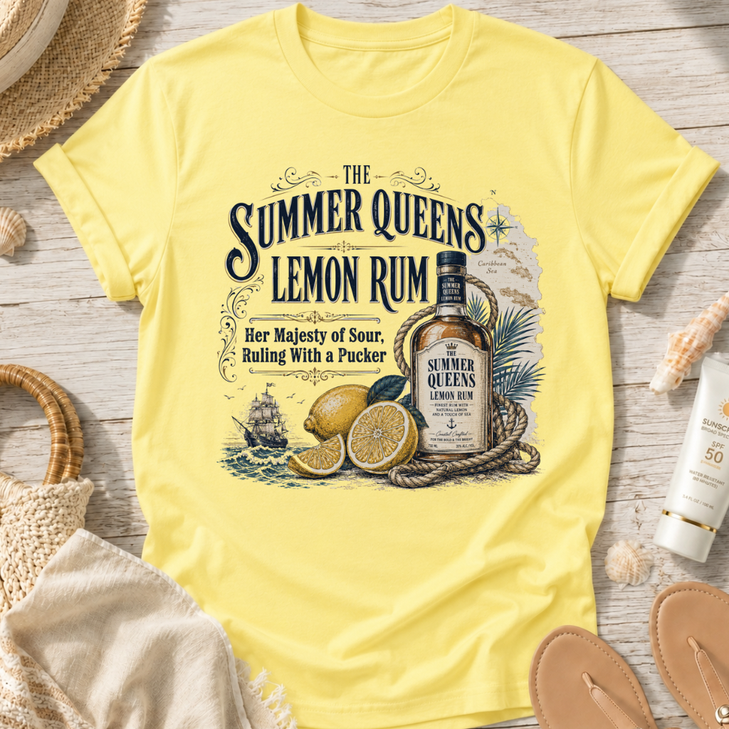 The Summer Queens Lemon Rum T-Shirt