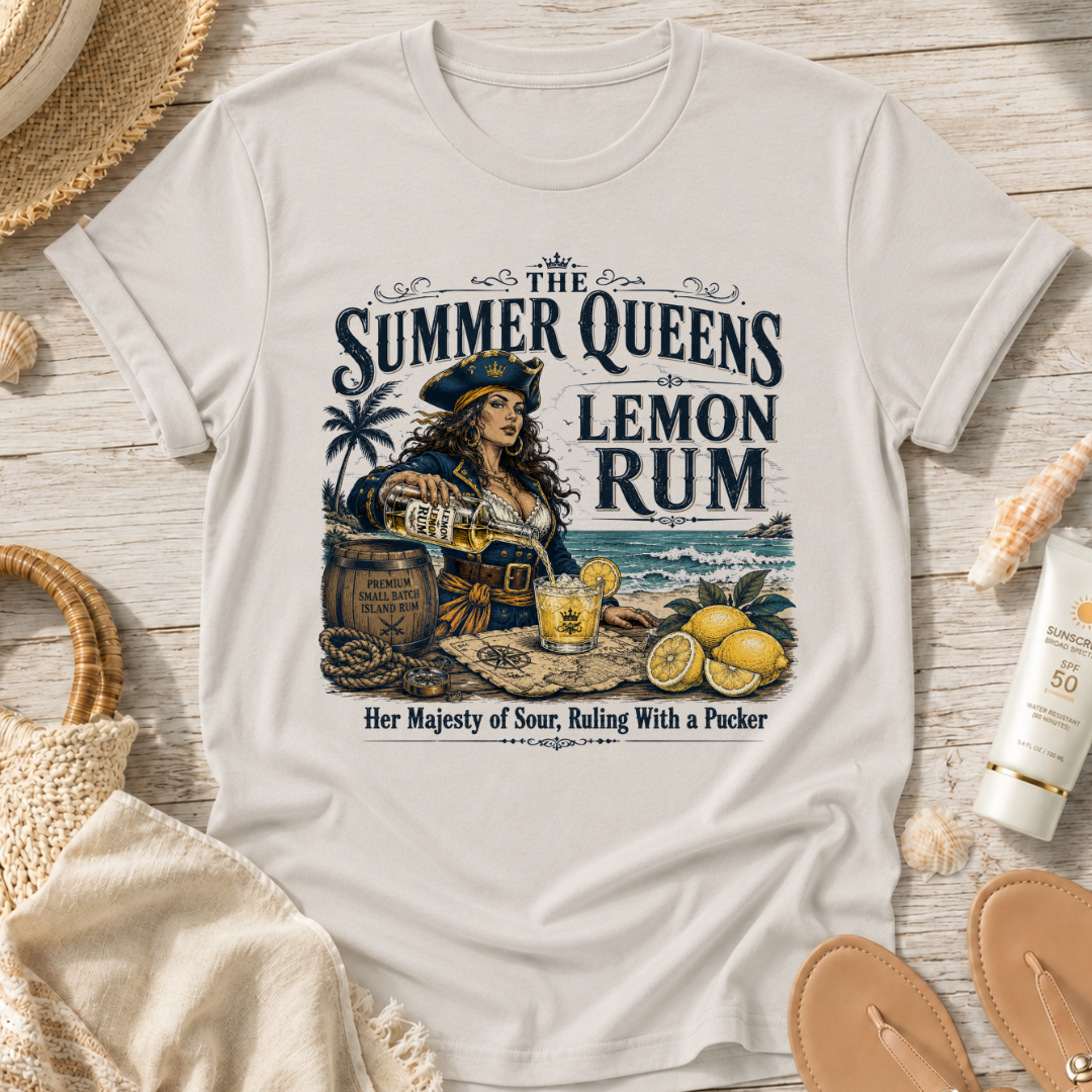 The Summer Queens Lemon Rum T-Shirt