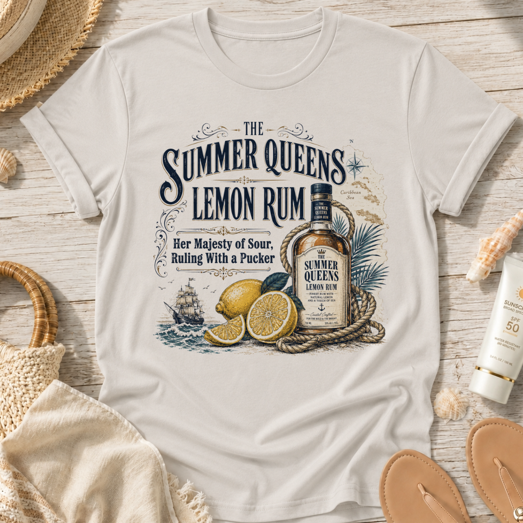 The Summer Queens Lemon Rum T-Shirt