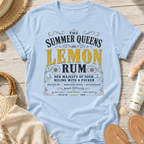 The Summer Queens Lemon Rum Label T-Shirt