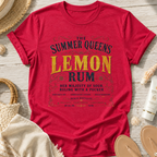 The Summer Queens Lemon Rum Label T-Shirt