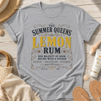 The Summer Queens Lemon Rum Label T-Shirt