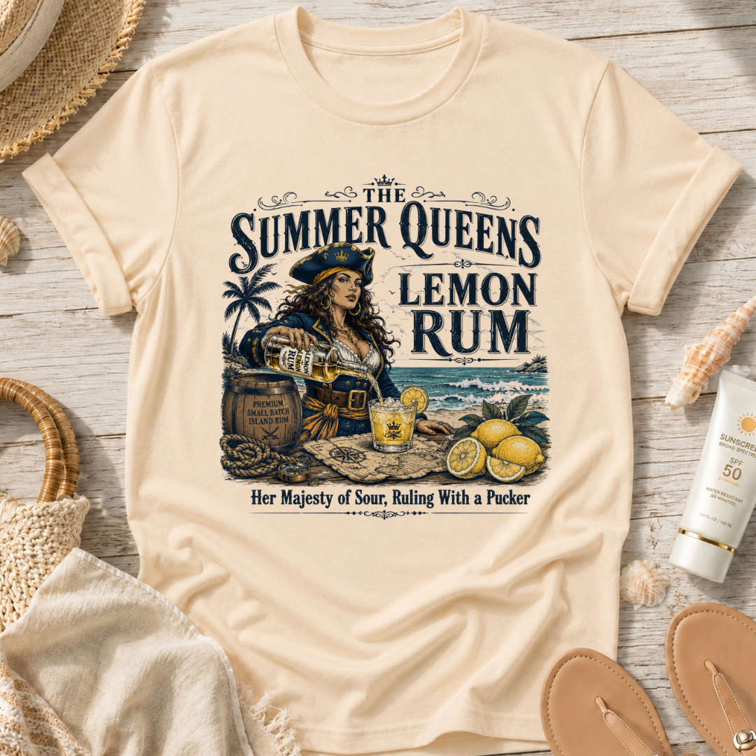 The Summer Queens Lemon Rum T-Shirt