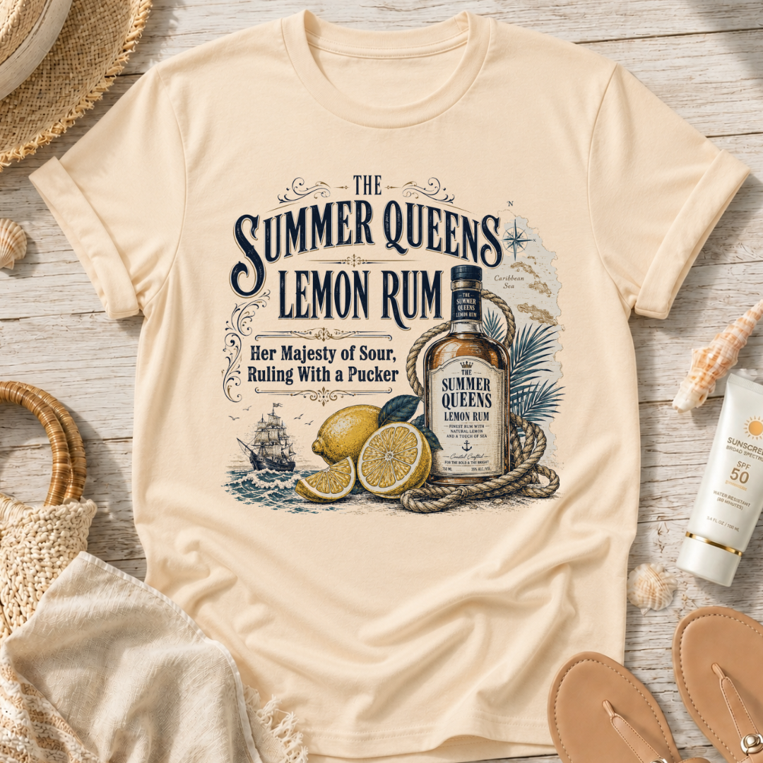 The Summer Queens Lemon Rum T-Shirt