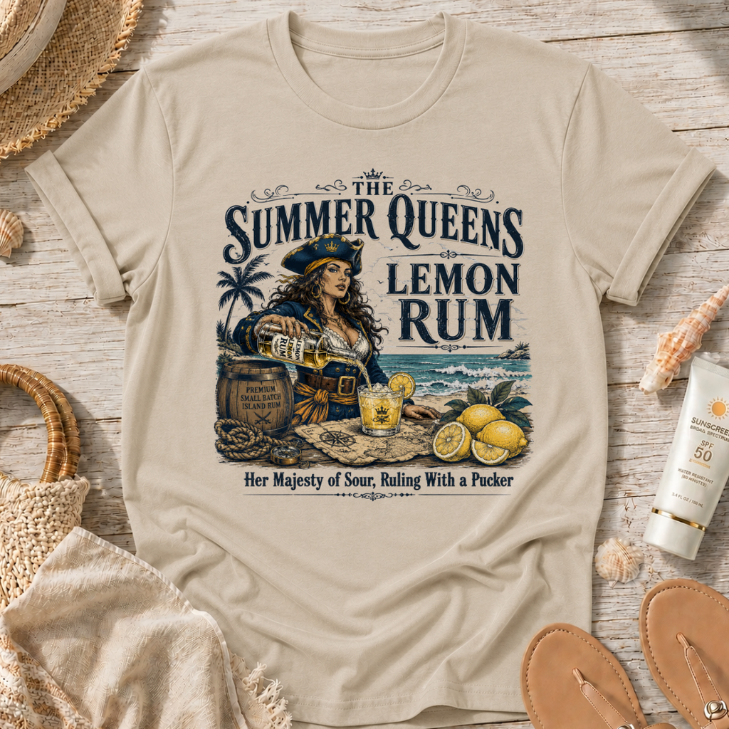 The Summer Queens Lemon Rum T-Shirt