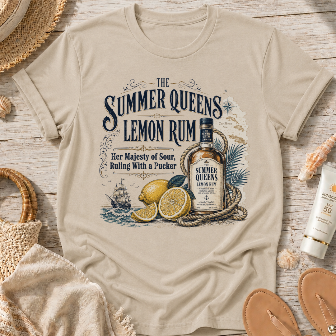 The Summer Queens Lemon Rum T-Shirt