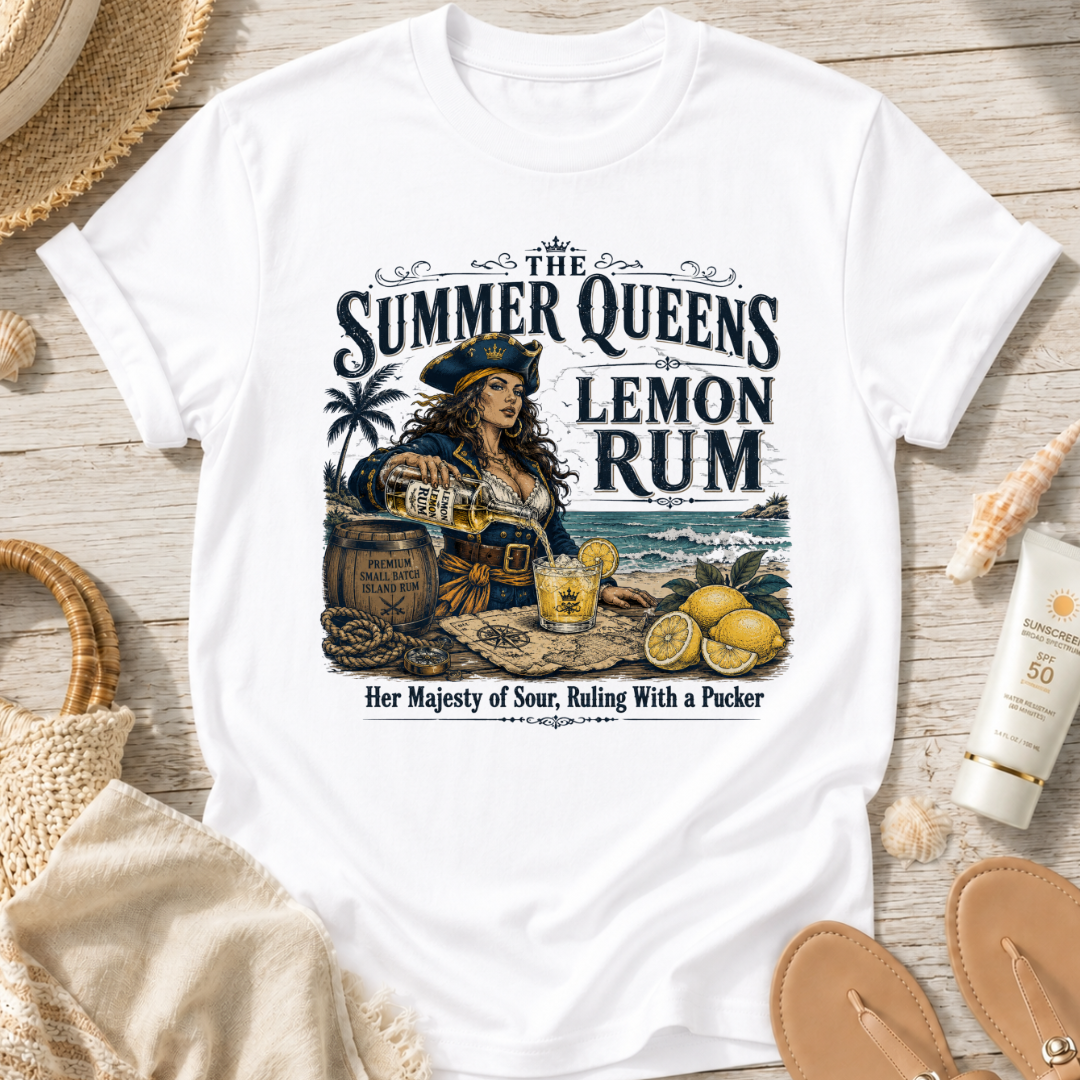 The Summer Queens Lemon Rum T-Shirt