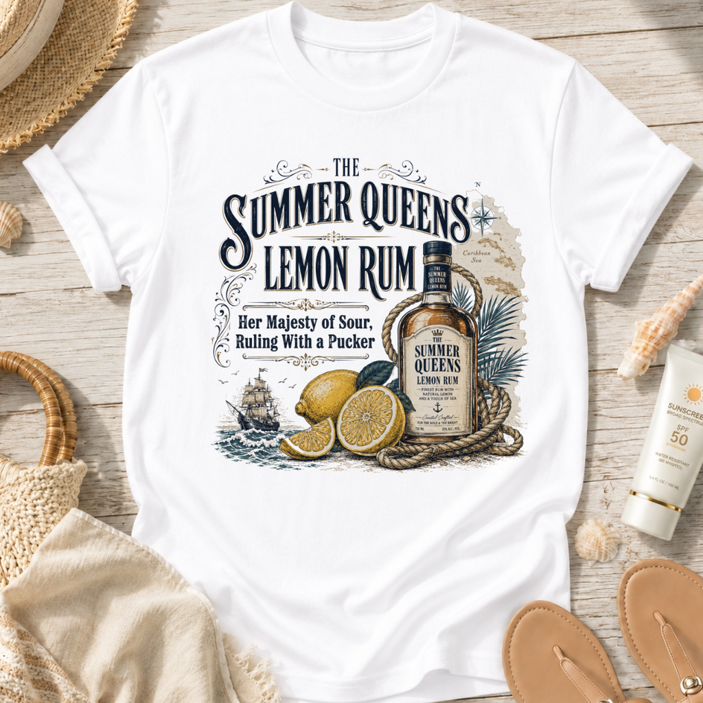 The Summer Queens Lemon Rum T-Shirt