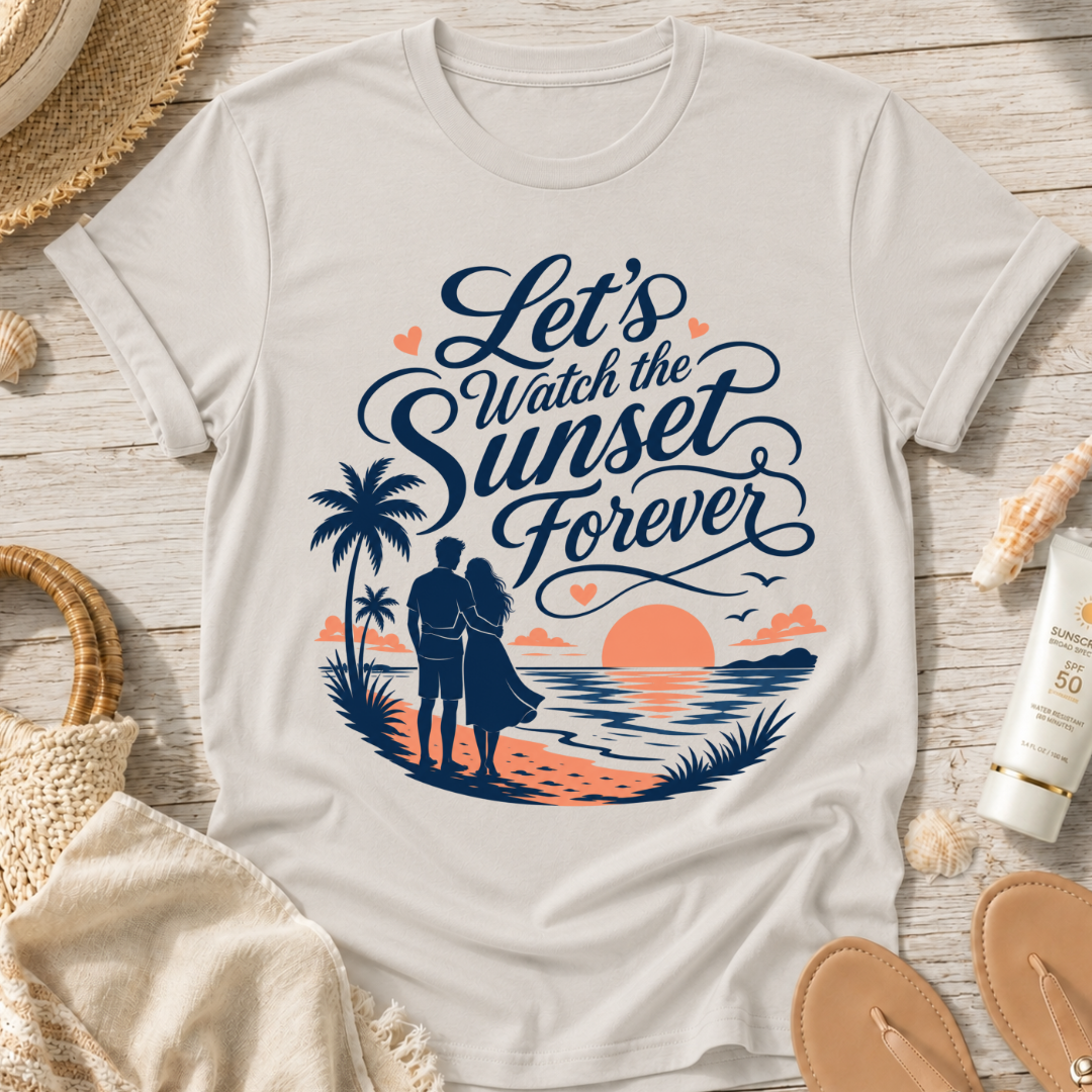 Let's Watch the Sunset Forever T-Shirt