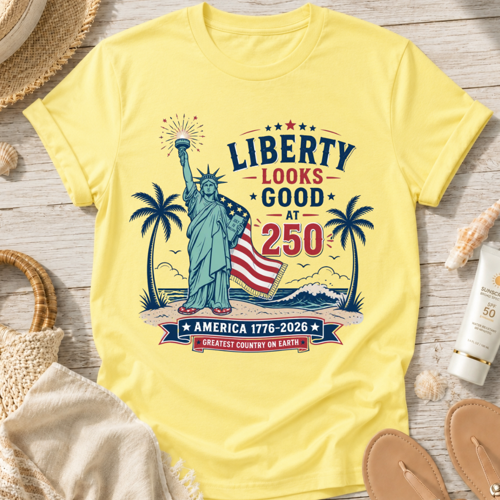 Liberty Looks Good at 250 T-Shirt