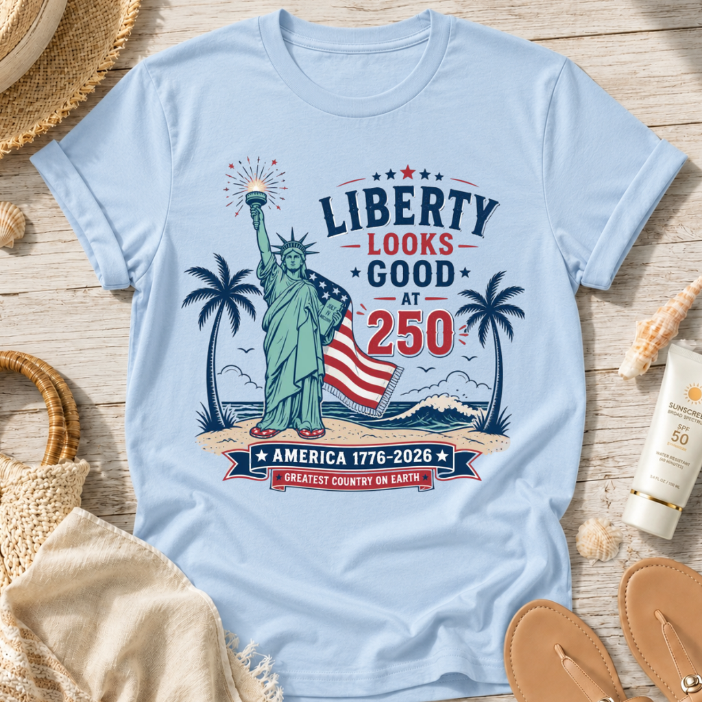 Liberty Looks Good at 250 T-Shirt