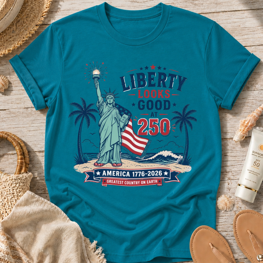 Liberty Looks Good at 250 T-Shirt