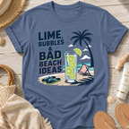 Lime, Bubbles & Bad Beach Ideas T-Shirt