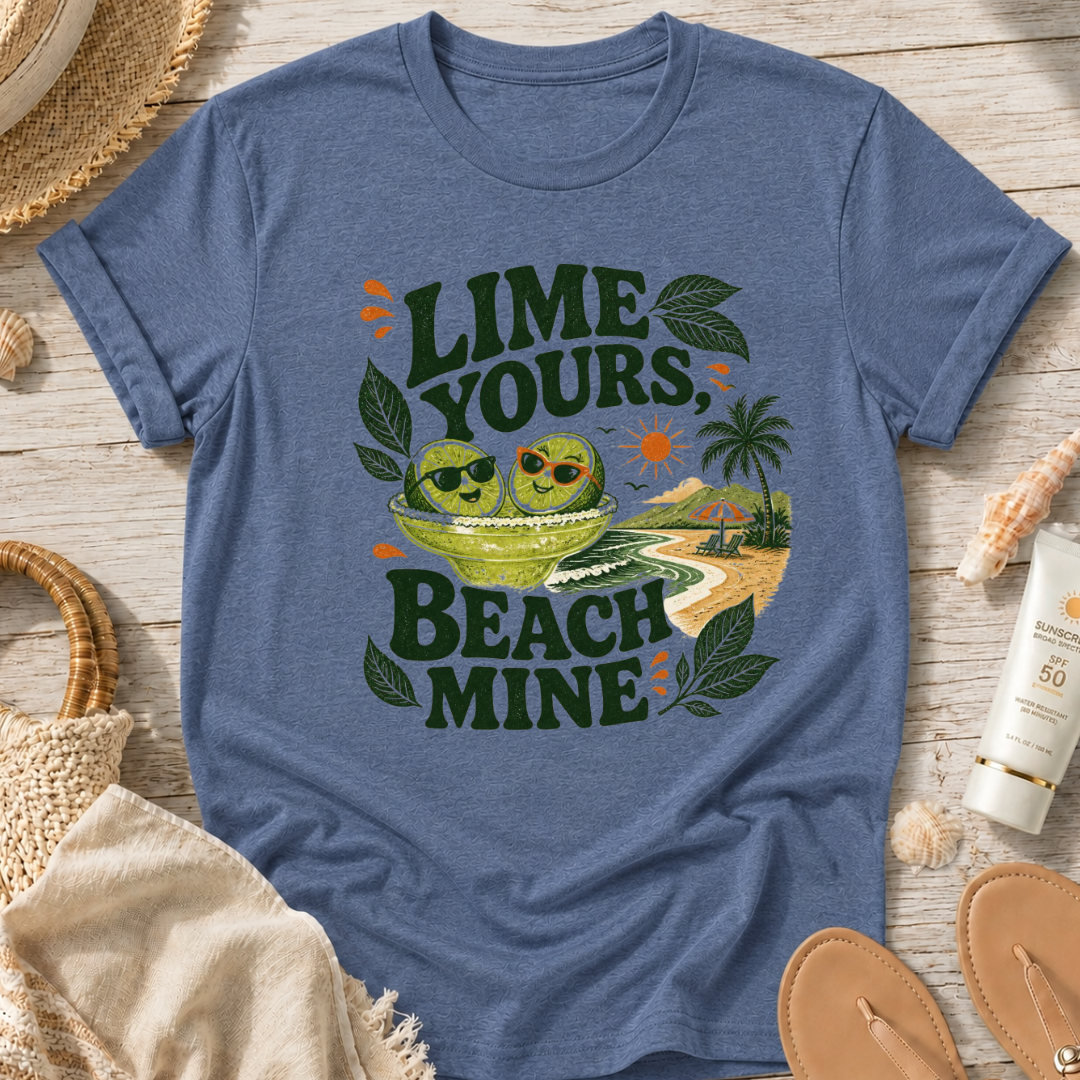 Lime Yours, Beach Mine T-Shirt