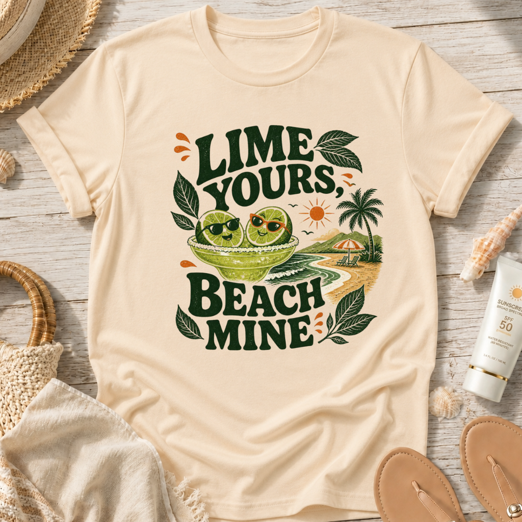 Lime Yours, Beach Mine T-Shirt