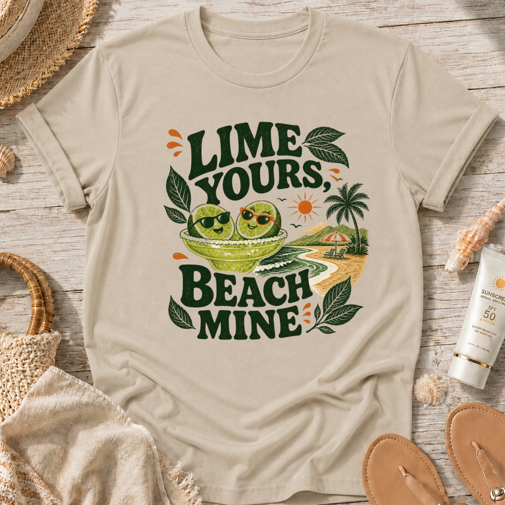 Lime Yours, Beach Mine T-Shirt