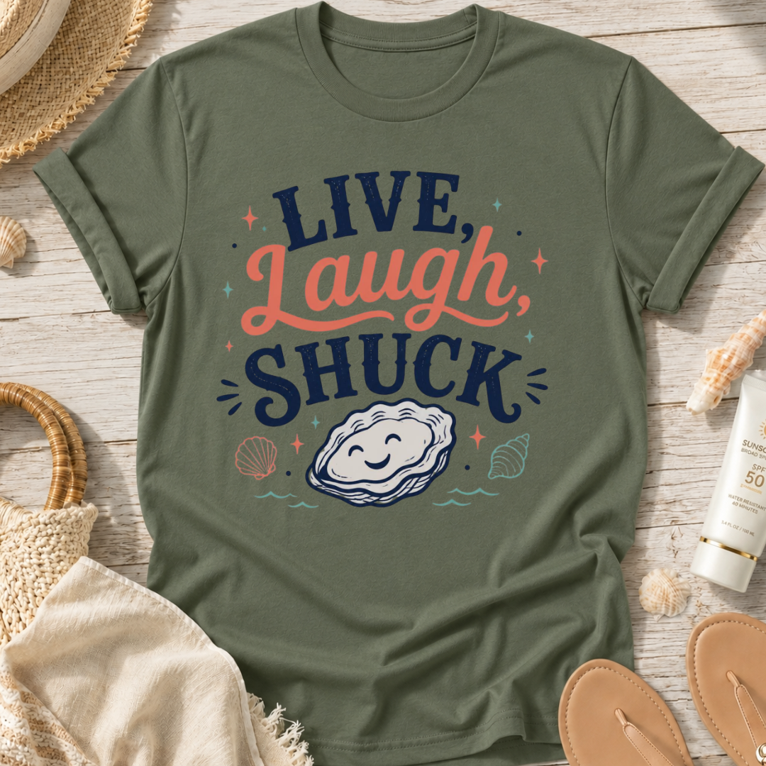 Live, Laugh, Shuck T-Shirt